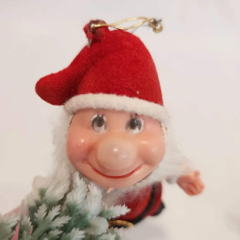 Vintage‎ MCM Elves Elf 1 with Tree 4